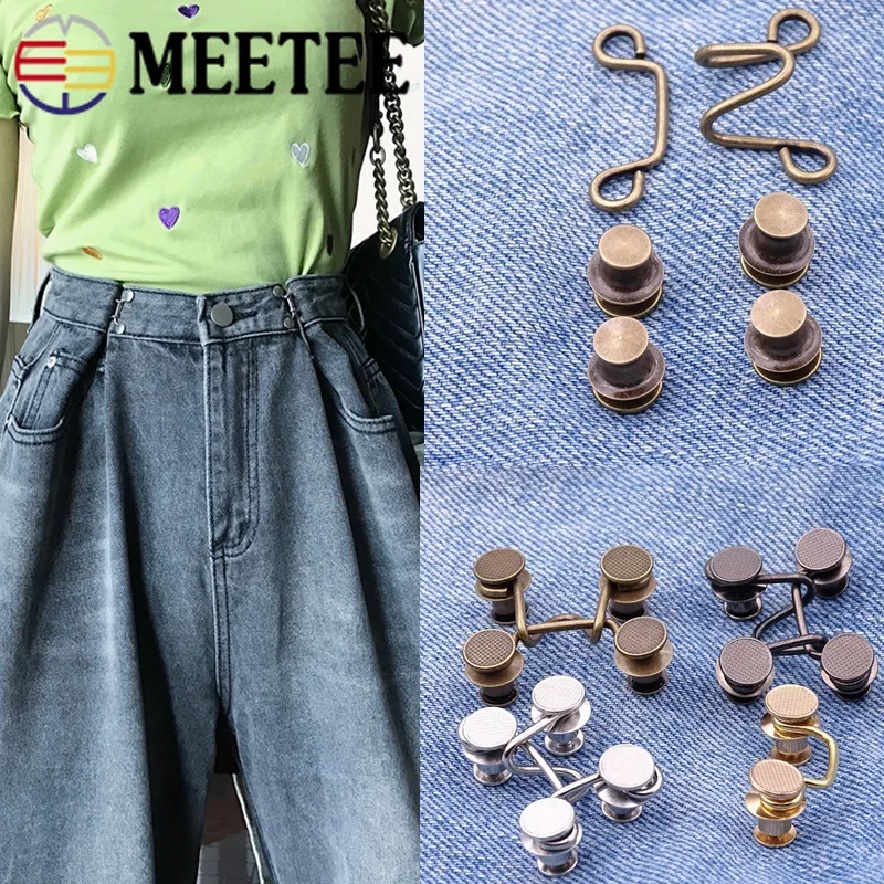 Meetee, 10 комплектов, 27X28/32x28мм, джинсы, кнопки на талии, регулируемый съемный крючок для одежды, металлическая пряжка, невидимая кнопка для изменения размера талии
Meetee, 10 комплектов, 27X28/32x28мм, джинсы, кнопки на талии, регулируемый съемный крючок для одежды, металлическая пряжка, невидимая кнопка для изменения размера талии