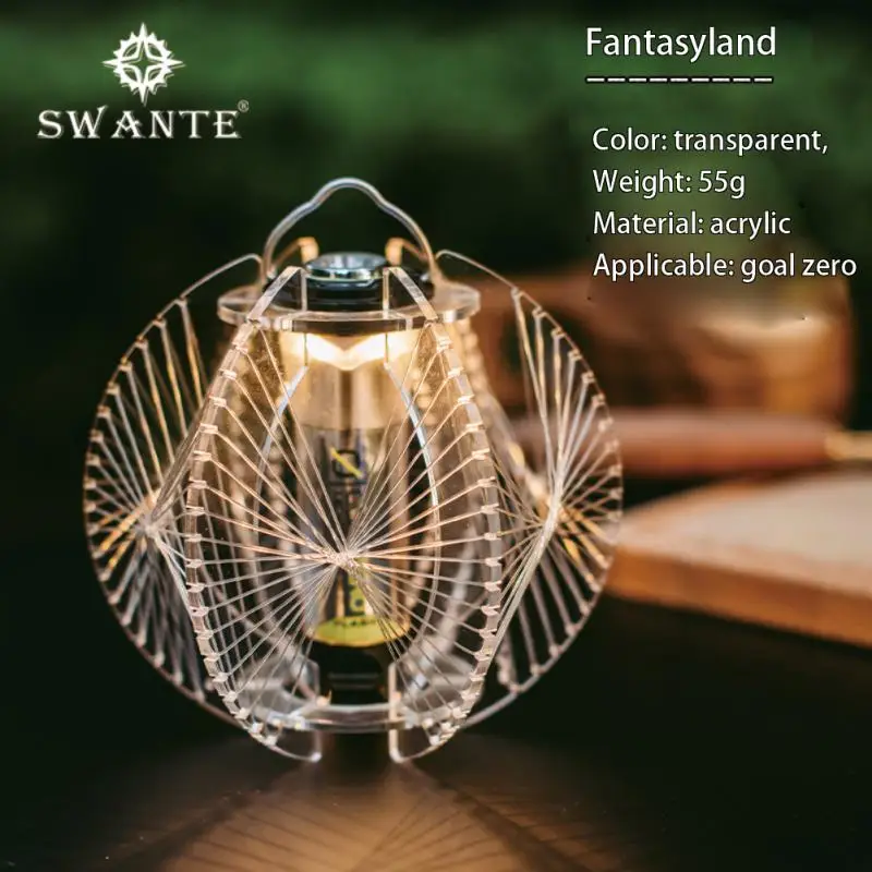 

SWANTE Goal Zero ML4 Flashlight Lampshade Handmade Atmosphere Decorative Dream Lamp Shade Camping Lights Accessories