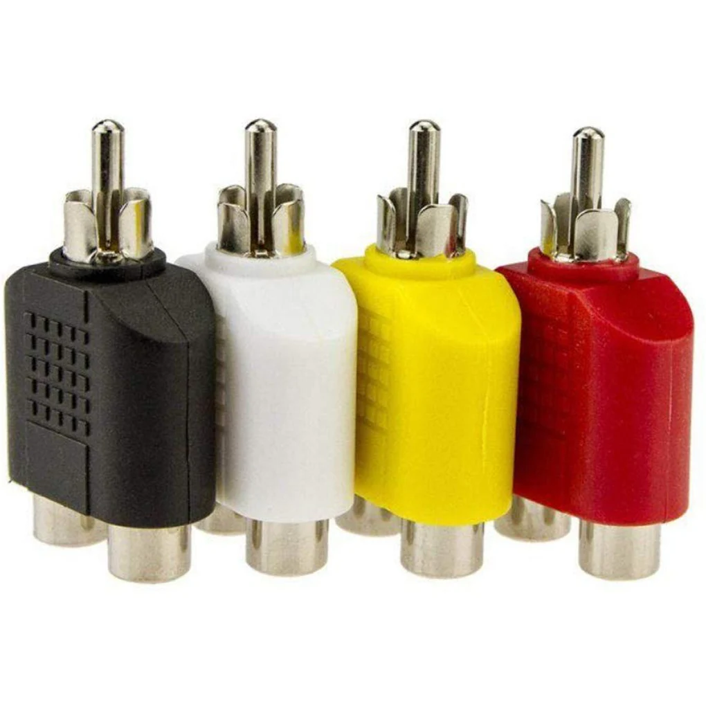 4 шт. аудиоадаптер RCA Усилитель динамика RCA сплиттер 1-drag-2 Y-образный аудио адаптер конвертер
4 шт. аудиоадаптер RCA Усилитель динамика RCA сплиттер 1-drag-2 Y-образный аудио адаптер конвертер