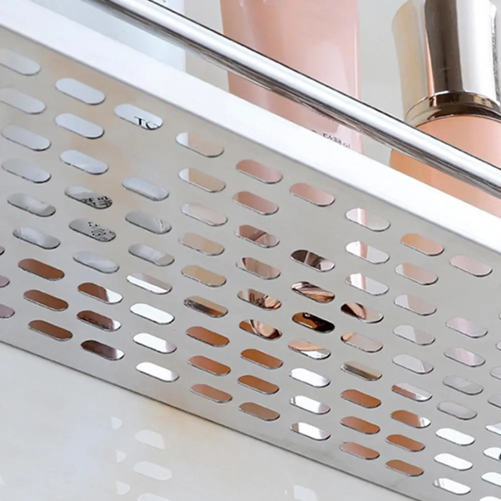 Shampoo Wall Shelf Useful Wall Mounted Rustproof Bathroom Shampoo Makeup Storage Rack Kitchen Supplies
Shampoo Wall Shelf Useful Wall Mounted Rustproof Bathroom Shampoo Makeup Storage Rack Kitchen Supplies