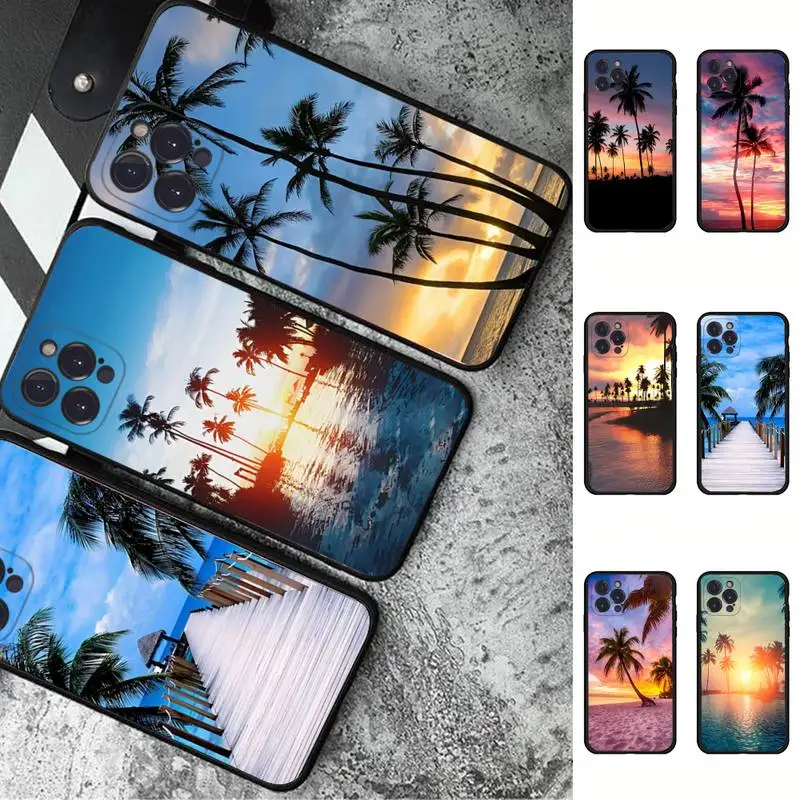 Summer Beach Sunset Palm Tree Phone Case for iPhone 11 12 13 Mini Pro Max 8 7 6 6S Plus X 5 SE 2020 XR XS Funda Case
Summer Beach Sunset Palm Tree Phone Case for iPhone 11 12 13 Mini Pro Max 8 7 6 6S Plus X 5 SE 2020 XR XS Funda Case