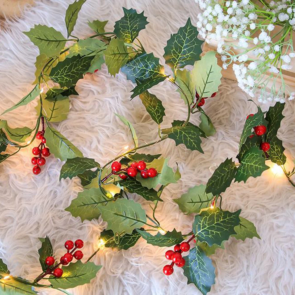 2M LED Simulation Rattan Battery String Light Berry Flower Leaf Garland Fairy Light Home Christmas New Year Wedding Party Decor
2M LED Simulation Rattan Battery String Light Berry Flower Leaf Garland Fairy Light Home Christmas New Year Wedding Party Decor