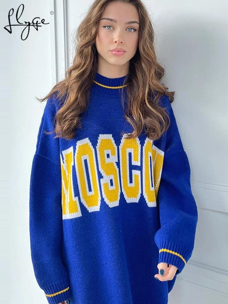 Letter Print Oversized Women Sweater Pullover Autumn Winter Long Sleeve Top Jumper 2023 New Streetwear Thick Casual Top Sweaters
Letter Print Oversized Women Sweater Pullover Autumn Winter Long Sleeve Top Jumper 2023 New Streetwear Thick Casual Top Sweaters
