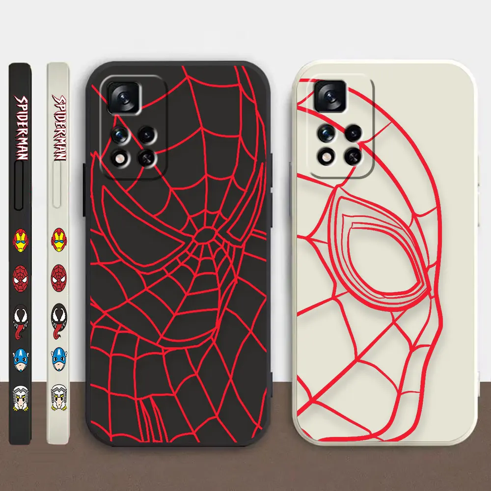 Case For Redmi Note 12 11 11T 11R 11E 9 9S 8 7 7S PRO PLUS 4G 5G Colour Simple Liquid silicone Case Marvel Spider-Man RED Line
Case For Redmi Note 12 11 11T 11R 11E 9 9S 8 7 7S PRO PLUS 4G 5G Colour Simple Liquid silicone Case Marvel Spider-Man RED Line