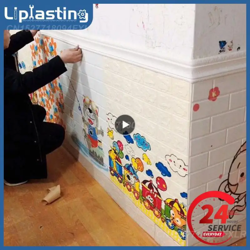 3D Wall Trim Line Skirting Border Self Adhesive Waterproof Baseboard Wallpaper Wall Corner Sticker For Home Decoration
3D Wall Trim Line Skirting Border Self Adhesive Waterproof Baseboard Wallpaper Wall Corner Sticker For Home Decoration