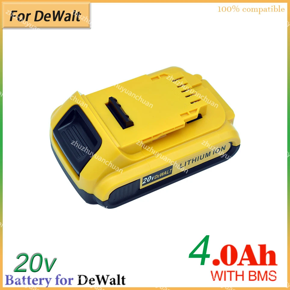 20V Electric Eplacement Battery 3000mAh/4000mAh for 18V/20V DeWalt Tools DCB205 DCD74 DCB201 DCG412 DCD740 DCB203 Etc 
20V Electric Eplacement Battery 3000mAh/4000mAh for 18V/20V DeWalt Tools DCB205 DCD74 DCB201 DCG412 DCD740 DCB203 Etc