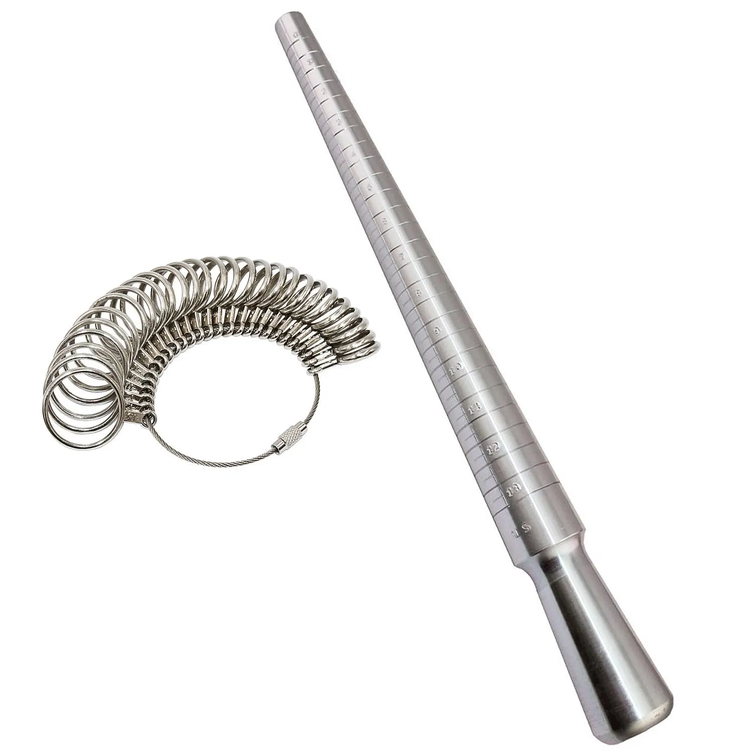Professional Jewelry Tools Ring Mandrel Stick Finger Loop Gauge Ring Sizer Measuring US Size For DIY Jewelry Size Tool Sets Kit
Professional Jewelry Tools Ring Mandrel Stick Finger Loop Gauge Ring Sizer Measuring US Size For DIY Jewelry Size Tool Sets Kit