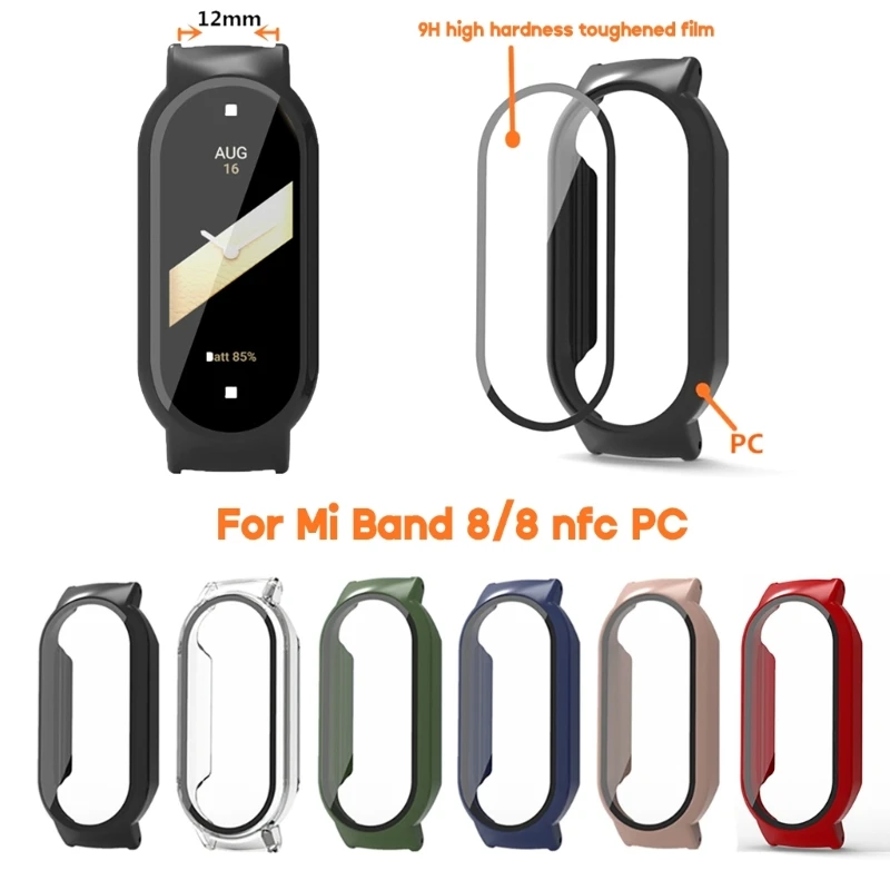 Smartwatch Frame Housing Tempered Glass Film Hard PC Cover Suitable for 8/8 NFC Screen Bumper-Shell Protector-Shockproof F19E
Smartwatch Frame Housing Tempered Glass Film Hard PC Cover Suitable for 8/8 NFC Screen Bumper-Shell Protector-Shockproof F19E