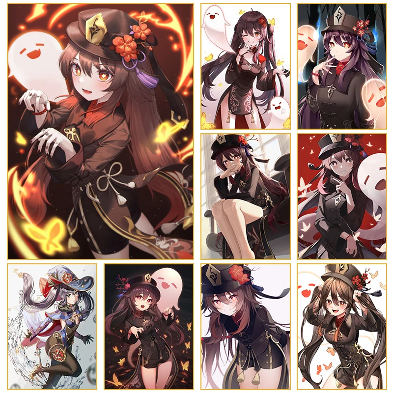 God Genshin Impact Eye Game Poster Hu Tao Anime Kawaii Girl Posters Canvas Painting Wall Art Pictures Decoration Room Home Decor
God Genshin Impact Eye Game Poster Hu Tao Anime Kawaii Girl Posters Canvas Painting Wall Art Pictures Decoration Room Home Decor