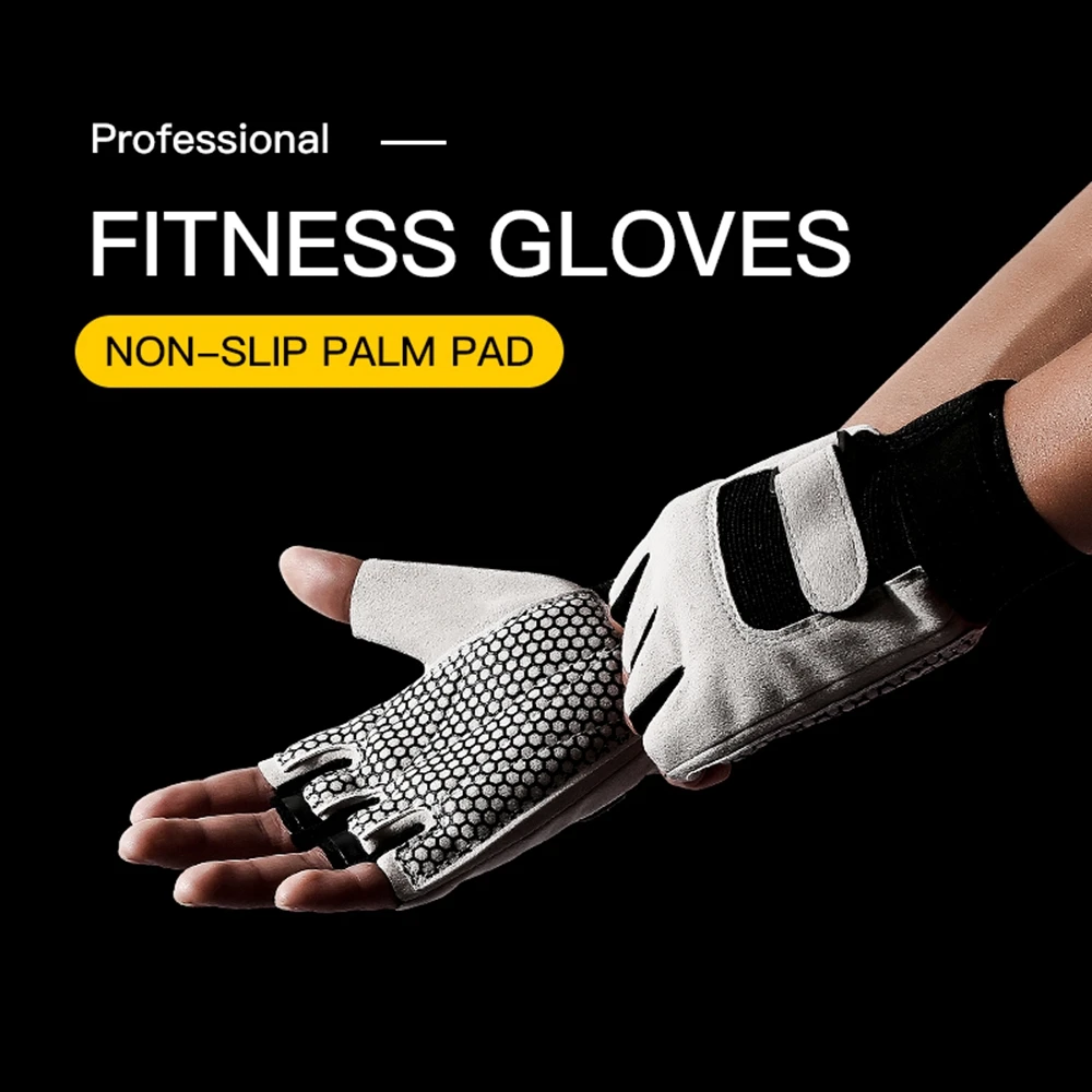 Men's and Women's Gym Weightlifting Equipment Sports Gloves Outdoor Riding Training Half-finger Non-slip Palm Guard
Men's and Women's Gym Weightlifting Equipment Sports Gloves Outdoor Riding Training Half-finger Non-slip Palm Guard