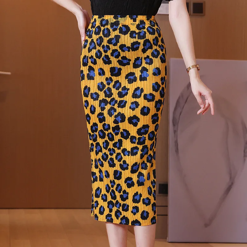 Skirts For Women Leopard Print 2022 Summer New Fashion Slim Miyake Pleated Elastic Sexy High Waist Skirt
Skirts For Women Leopard Print 2022 Summer New Fashion Slim Miyake Pleated Elastic Sexy High Waist Skirt