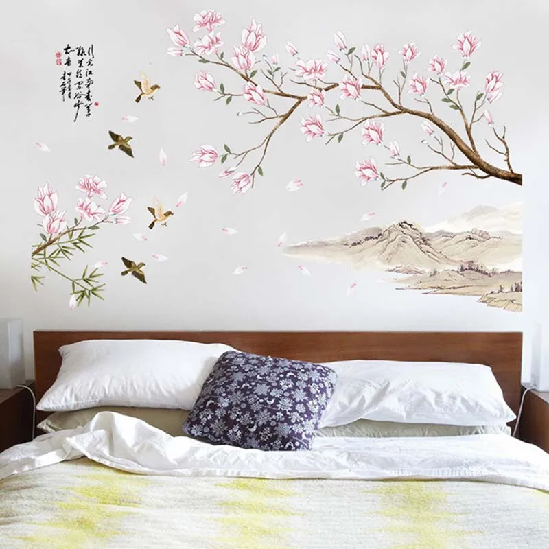 New Arrival 1*Wall Sticker Chinese Style Peach Blossom Bedroom Restaurant Home Decoration Wall Sticker For Home Diy Decoration
New Arrival 1*Wall Sticker Chinese Style Peach Blossom Bedroom Restaurant Home Decoration Wall Sticker For Home Diy Decoration