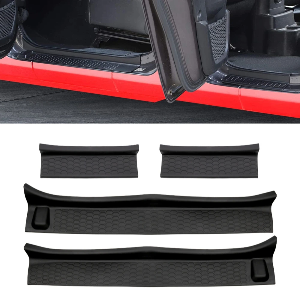 Door Sill Guards Kit Rubber Door Entry Guards 2018-2021 for Jeep Wrangler JL JLU 2020 2021 Gladiator JT 4-Door Accessories Door
Door Sill Guards Kit Rubber Door Entry Guards 2018-2021 for Jeep Wrangler JL JLU 2020 2021 Gladiator JT 4-Door Accessories Door