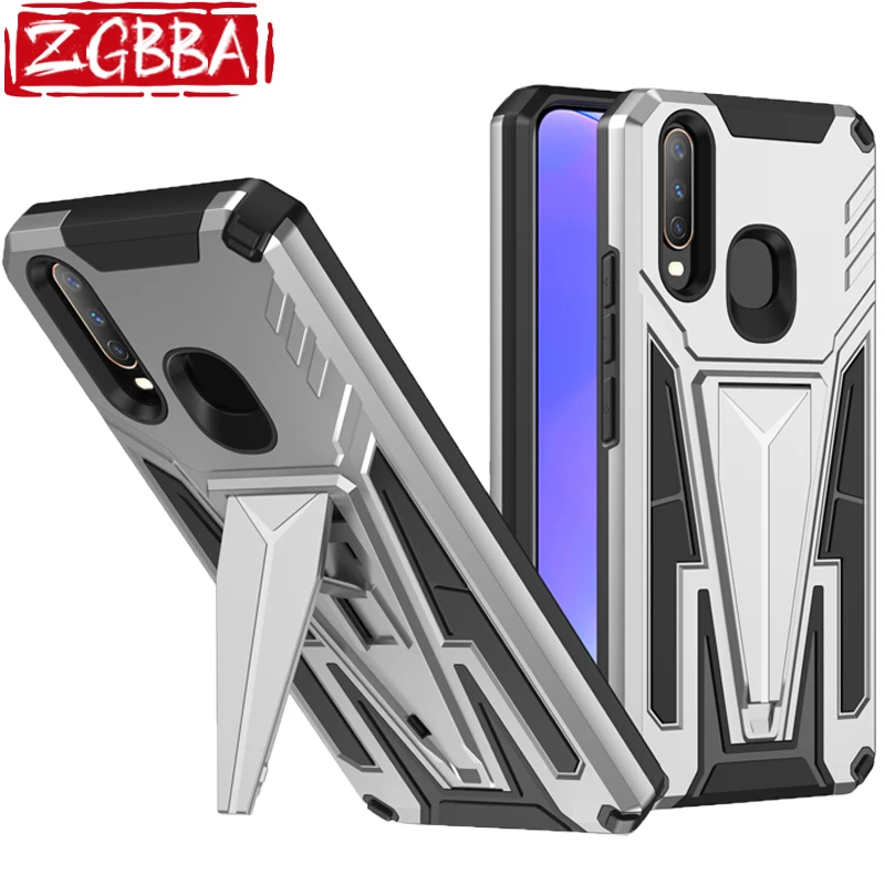 

ZGBBA Shockproof Anti Drop Phone Case For HUAWEI P Smart 2019 S Z Y9 Y8S Armor Stand Back Cover For HUAWEI P30 Lite Pro Nova 4E