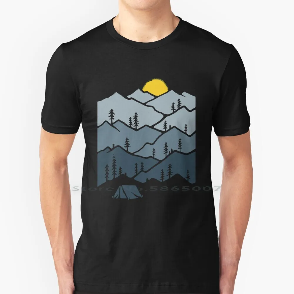 Wilderness Mountain Forest Sunset Tent T Shirt 100% Cotton Wilderness Mountain Forest Sunset Tent Cool Awesome Hiking Adventure 
Wilderness Mountain Forest Sunset Tent T Shirt 100% Cotton Wilderness Mountain Forest Sunset Tent Cool Awesome Hiking Adventure