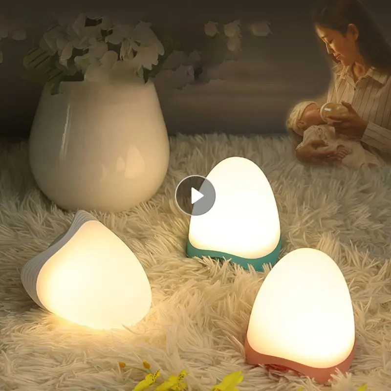 LED Night Lights USB Rechargeable Egg Shape RGB Pat Light Baby Feeding Sleeping Eye Protection Lamp Outdoor Bar Table Lights
LED Night Lights USB Rechargeable Egg Shape RGB Pat Light Baby Feeding Sleeping Eye Protection Lamp Outdoor Bar Table Lights