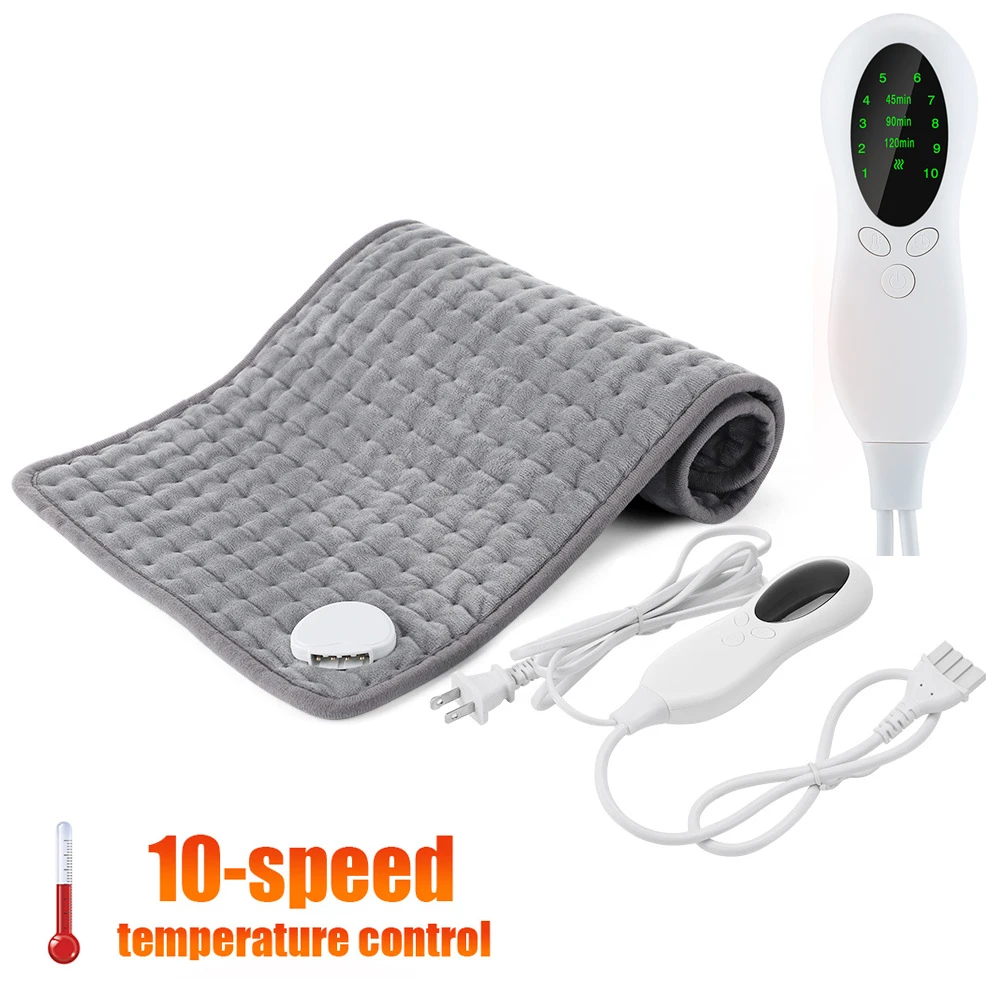 Electric Blanket Ten Gear Temperature 60x30cm Heater Body Warmer Heated Cushion Heating Pad AC EU UK US Plug Power Cord
Electric Blanket Ten Gear Temperature 60x30cm Heater Body Warmer Heated Cushion Heating Pad AC EU UK US Plug Power Cord