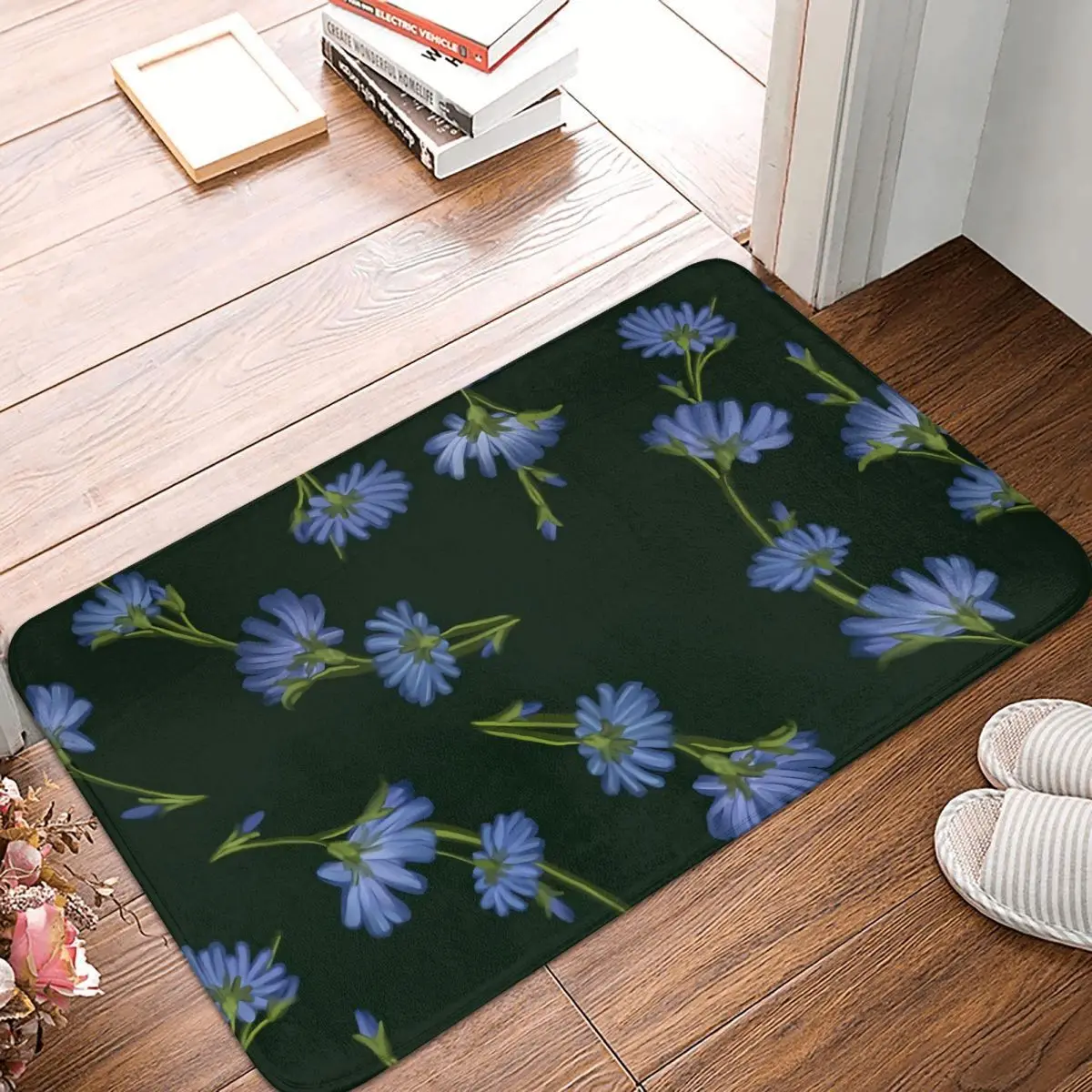 Wildflower Anti-Slip Doormat Bath Mat Wild Chicory Floral Balcony Carpet Entrance Door Rug Indoor Decor
Wildflower Anti-Slip Doormat Bath Mat Wild Chicory Floral Balcony Carpet Entrance Door Rug Indoor Decor