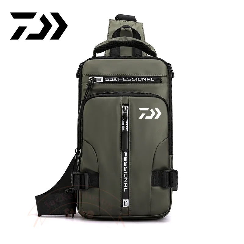 Daiwa 2023 летние мужские и женские сумки на одно плечо для рыбалки уличные спортивные водонепроницаемые удобные многофункциональные рюкзаки 
Daiwa 2023 летние мужские и женские сумки на одно плечо для рыбалки уличные спортивные водонепроницаемые удобные многофункциональные рюкзаки