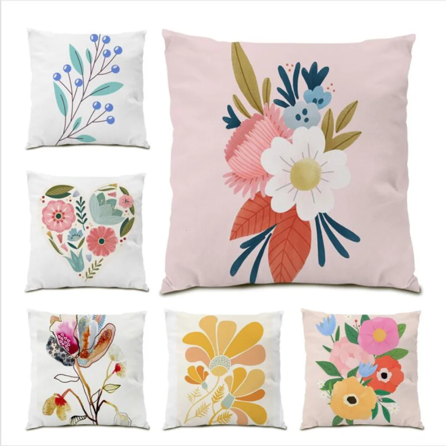 Art Flowers Print Cushion Cover 45x45 Simple Decoration Home Bed Living Room Colorful Throw Pillow Covers Color Velvet New E0755
Art Flowers Print Cushion Cover 45x45 Simple Decoration Home Bed Living Room Colorful Throw Pillow Covers Color Velvet New E0755