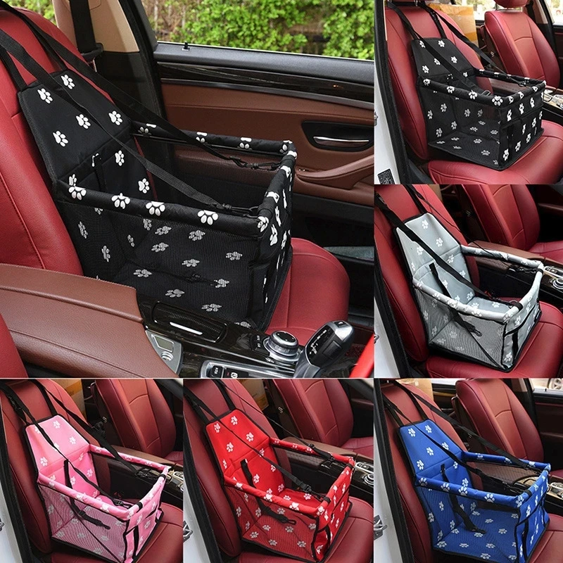 

Carriers Cat Hammock Travelling Carrier Small Waterproof Folding Mesh Car Seat Pet Dog Bag Dogs Bag Basket Pet Safety Bag For