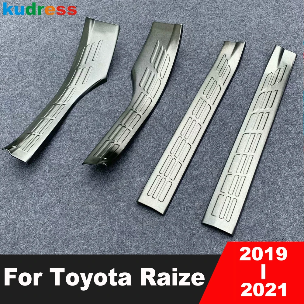 Накладка на порог для Toyota Raize 2019 2020 2021 из нержавеющей стали
Накладка на порог для Toyota Raize 2019 2020 2021 из нержавеющей стали