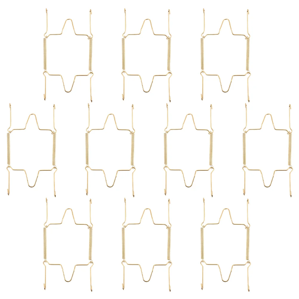 10 Pcs Plate Holders Wall Display Stainless Steel Decorative Hanger Hangers Large The
10 Pcs Plate Holders Wall Display Stainless Steel Decorative Hanger Hangers Large The