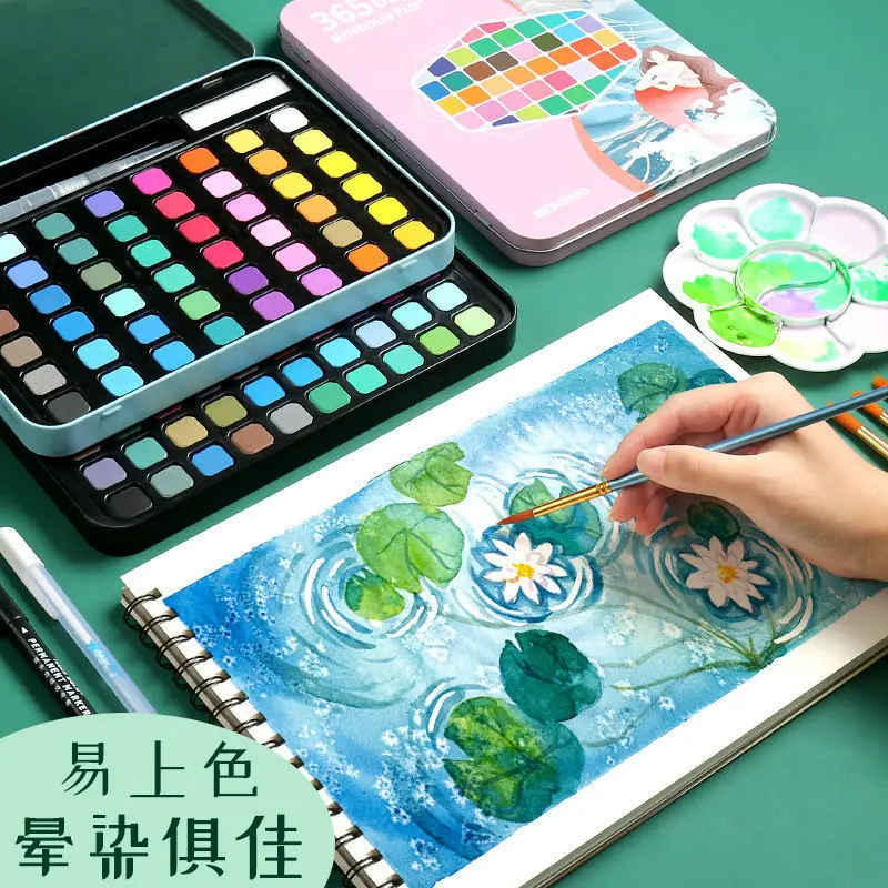 Solid Watercolor Paint Portable Set Full Set of 60 Color 48 Color Children's Painting Washable Non-Toxic Handmade Diy Coloring
Solid Watercolor Paint Portable Set Full Set of 60 Color 48 Color Children's Painting Washable Non-Toxic Handmade Diy Coloring