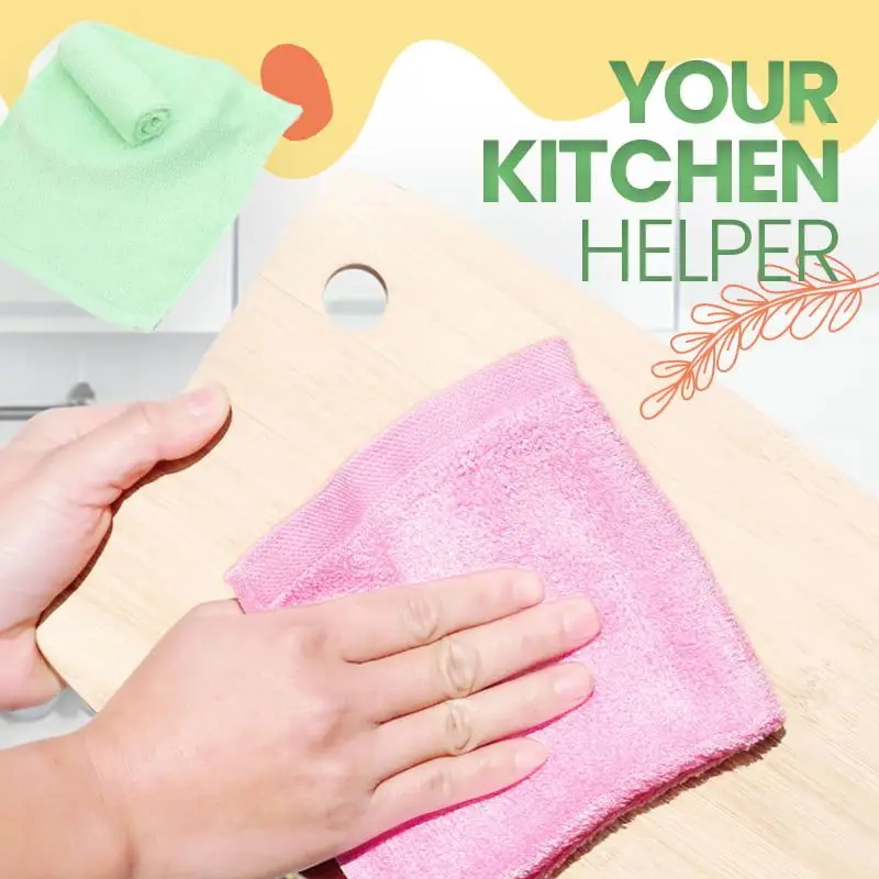 Wood Fiber Dishwashing Towel 3Pcs Thickened Dishcloth Reusable Household Cleaning Cloth for Kitchen Car Window Glass Cleaning
Wood Fiber Dishwashing Towel 3Pcs Thickened Dishcloth Reusable Household Cleaning Cloth for Kitchen Car Window Glass Cleaning