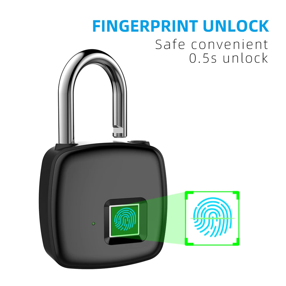 Fingerprint Lock Keyless Drawer Safety Lock Biometric Identification Waterproof USB Rechargeable for Home Dormitory
Fingerprint Lock Keyless Drawer Safety Lock Biometric Identification Waterproof USB Rechargeable for Home Dormitory