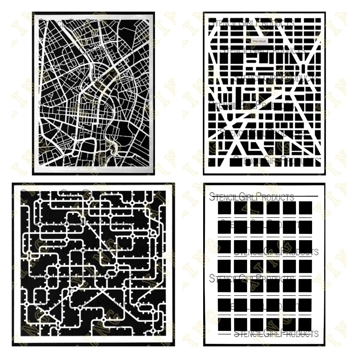 Hot Sale New Metro Map Pattern Color Swatch Grid Layering Stencils Painting Diy Scrapbook Coloring Embossing Paper Card Template
Hot Sale New Metro Map Pattern Color Swatch Grid Layering Stencils Painting Diy Scrapbook Coloring Embossing Paper Card Template