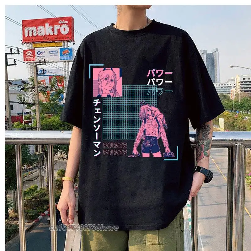 Hot Sale T-Shirts Chainsaw Man T-Shirt Harajuku Oversized Japanese Anime Tee Shirt Korean Fashion Short Sleeves Clothes
Hot Sale T-Shirts Chainsaw Man T-Shirt Harajuku Oversized Japanese Anime Tee Shirt Korean Fashion Short Sleeves Clothes