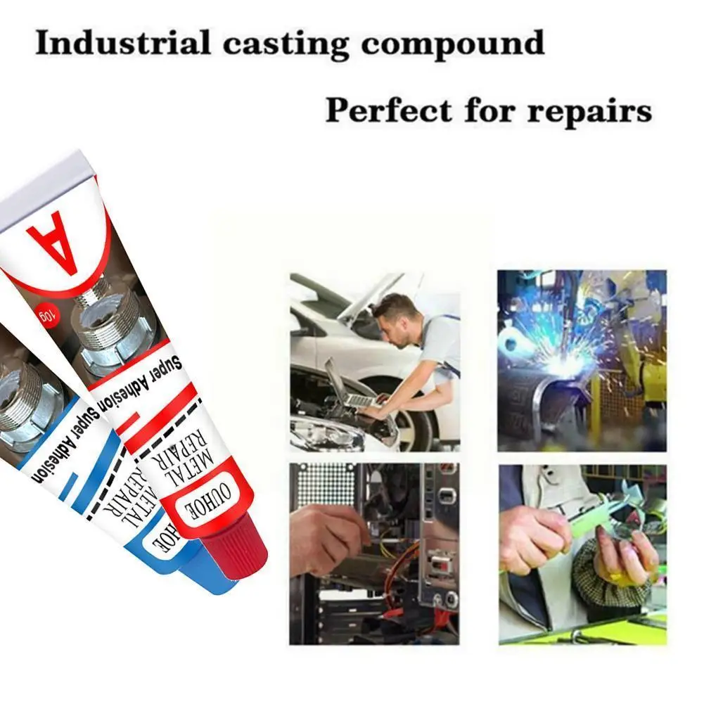 Strong AB Caster Glue Casting Adhesive Industrial Repair Casting Agent Crackle Iron Stomatal Trachoma Metal Cast Repair I5T2 
Strong AB Caster Glue Casting Adhesive Industrial Repair Casting Agent Crackle Iron Stomatal Trachoma Metal Cast Repair I5T2