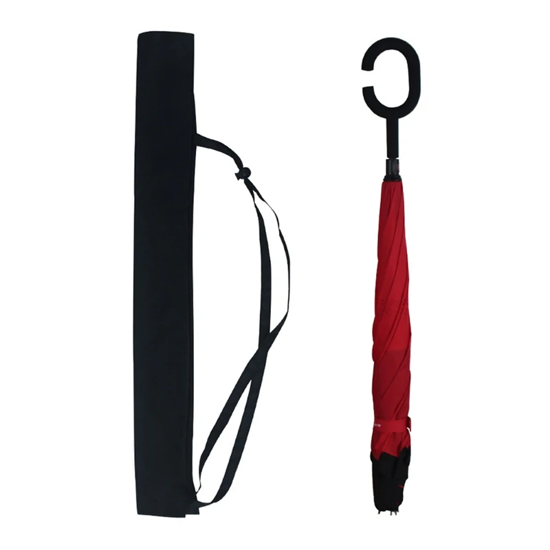 Upside Down C-Handle Reverse Umbrella Storage Bag Case Anti-Dust Protective Covers Shoulder Strap Carry Holder
Upside Down C-Handle Reverse Umbrella Storage Bag Case Anti-Dust Protective Covers Shoulder Strap Carry Holder