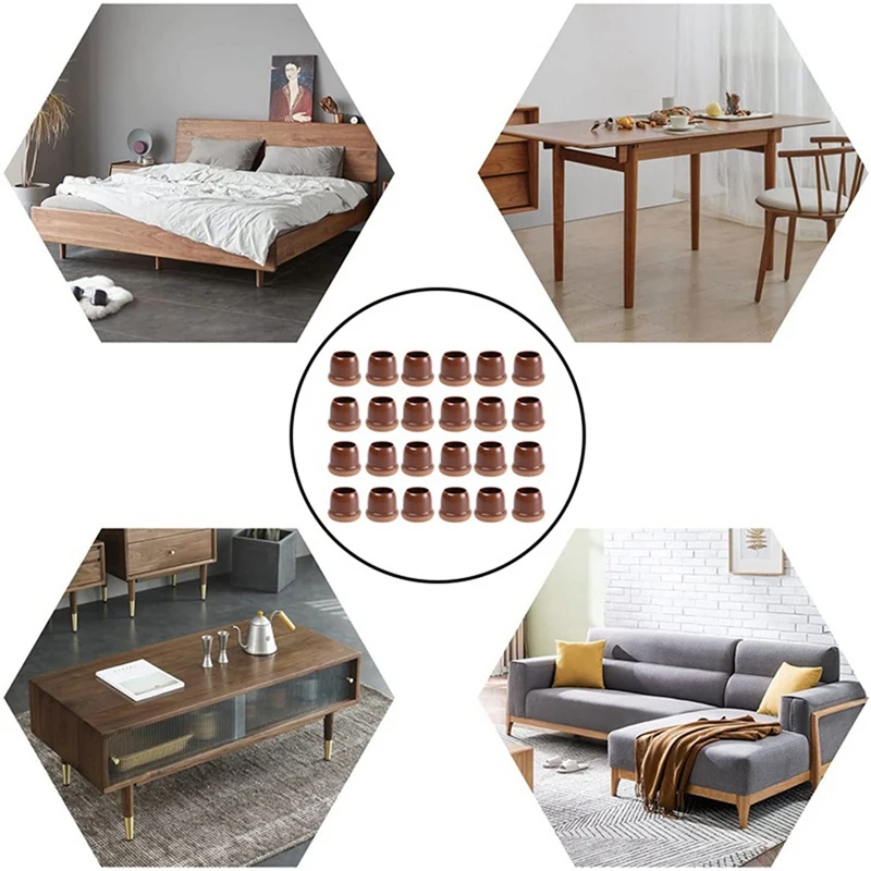 24PCS Chair Leg Floor Protector TPR Round Furniture Leg Plug Protector Felt Bottom Non Slip Pads Caps Table Feet Mats
24PCS Chair Leg Floor Protector TPR Round Furniture Leg Plug Protector Felt Bottom Non Slip Pads Caps Table Feet Mats