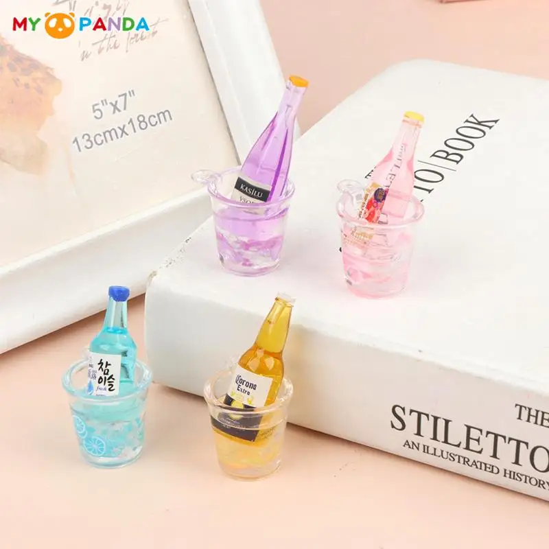 1:12 Scale Ice Buckets Wine Bottles Simulation drink for dollhouse Miniature Toy Milk Tea Drink Doll Food Kitchen Accessories
1:12 Scale Ice Buckets Wine Bottles Simulation drink for dollhouse Miniature Toy Milk Tea Drink Doll Food Kitchen Accessories