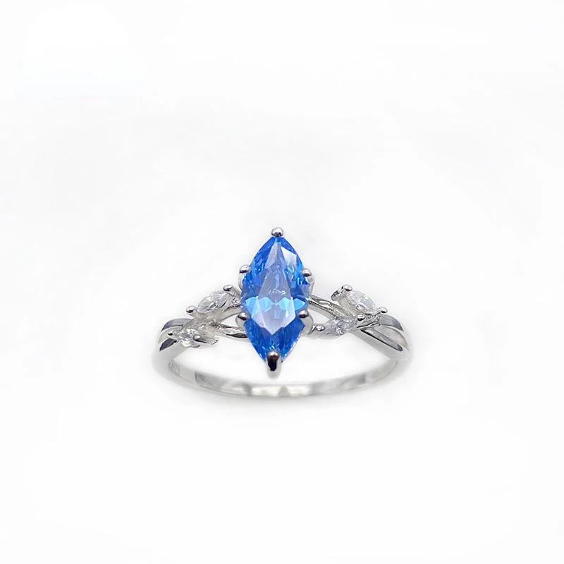 2023 European and American New Hot Selling S925 Silver Jewelry Simple and Luxury Blue Gemstone Diamond Women's Ring
2023 European and American New Hot Selling S925 Silver Jewelry Simple and Luxury Blue Gemstone Diamond Women's Ring
