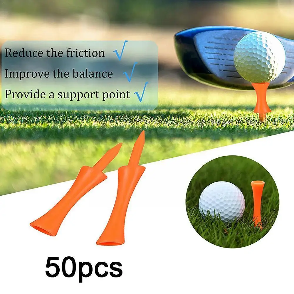 50Pcs/Pack Golf Tees Step Down Golf Plastic Tees Golf Tee Best for all Over Sized Drivers Q7Q9
50Pcs/Pack Golf Tees Step Down Golf Plastic Tees Golf Tee Best for all Over Sized Drivers Q7Q9