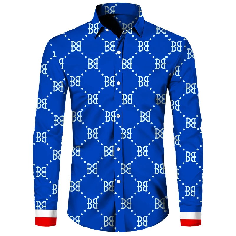 New Fashion Men's Shirts Funny Letter Printed Lapel Button-Up Tops Casual Long Sleeve Hawaiian Shirt Blouses Clothing Luxury 
New Fashion Men's Shirts Funny Letter Printed Lapel Button-Up Tops Casual Long Sleeve Hawaiian Shirt Blouses Clothing Luxury