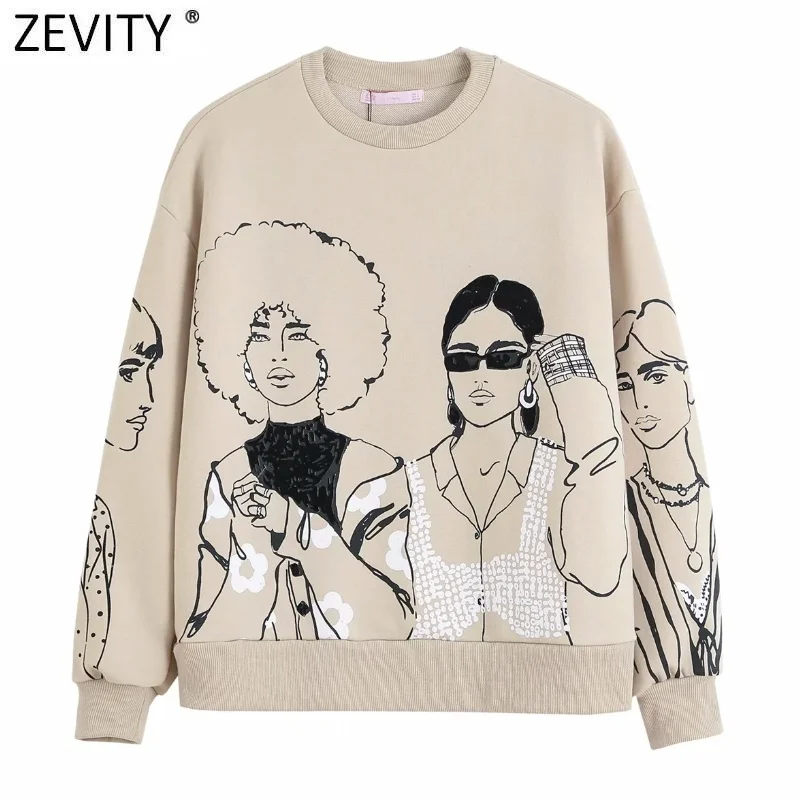 New Women Fashion Beauty Girls Print Casual Sweatshirts Female Basic O Neck Knitted Hoodies Chic Pullovers Tops H510
New Women Fashion Beauty Girls Print Casual Sweatshirts Female Basic O Neck Knitted Hoodies Chic Pullovers Tops H510