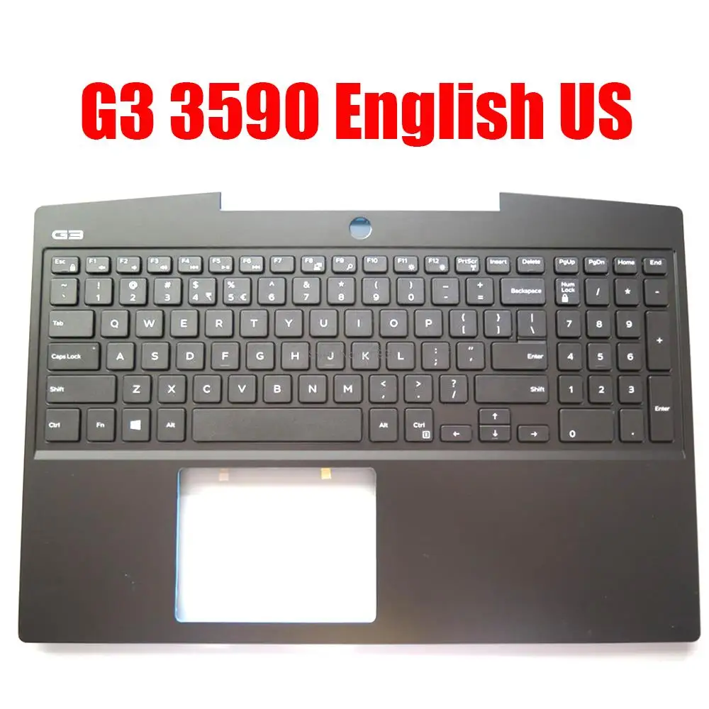 English US Laptop Palmrest For DELL G3 3590 3500 05DC76 5DC76 0KMJWH KMJWH 0M59HH M59HH Without Backlit Keyboard Black New
English US Laptop Palmrest For DELL G3 3590 3500 05DC76 5DC76 0KMJWH KMJWH 0M59HH M59HH Without Backlit Keyboard Black New