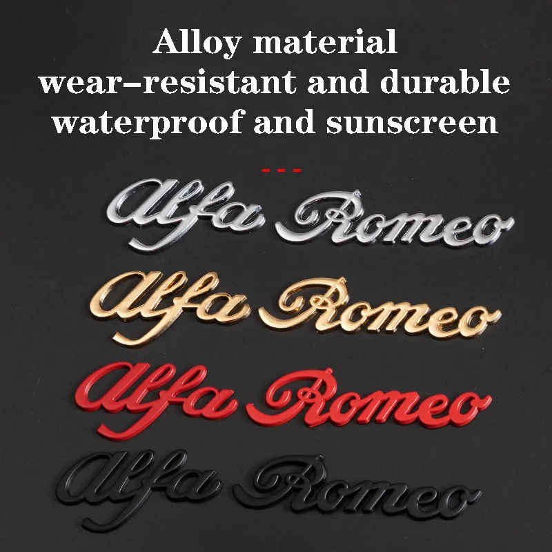 Car 3D Metal Stickers and Decals For Alfa Romeo 4C 8C 147 156 166 159 Giulietta Spider Car Rear Trunk Body Emblem Badge Stickers
Car 3D Metal Stickers and Decals For Alfa Romeo 4C 8C 147 156 166 159 Giulietta Spider Car Rear Trunk Body Emblem Badge Stickers