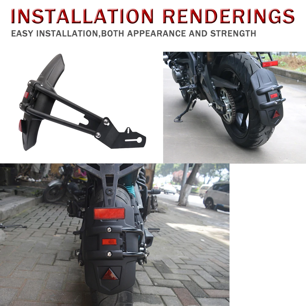 Motorcycle Rear Fender Fender Mudguard Splash Protector For Suzuki Vstrom 250 650 650XT DL650 GSX 400 R125 R250 S750 GS500 SV650
Motorcycle Rear Fender Fender Mudguard Splash Protector For Suzuki Vstrom 250 650 650XT DL650 GSX 400 R125 R250 S750 GS500 SV650