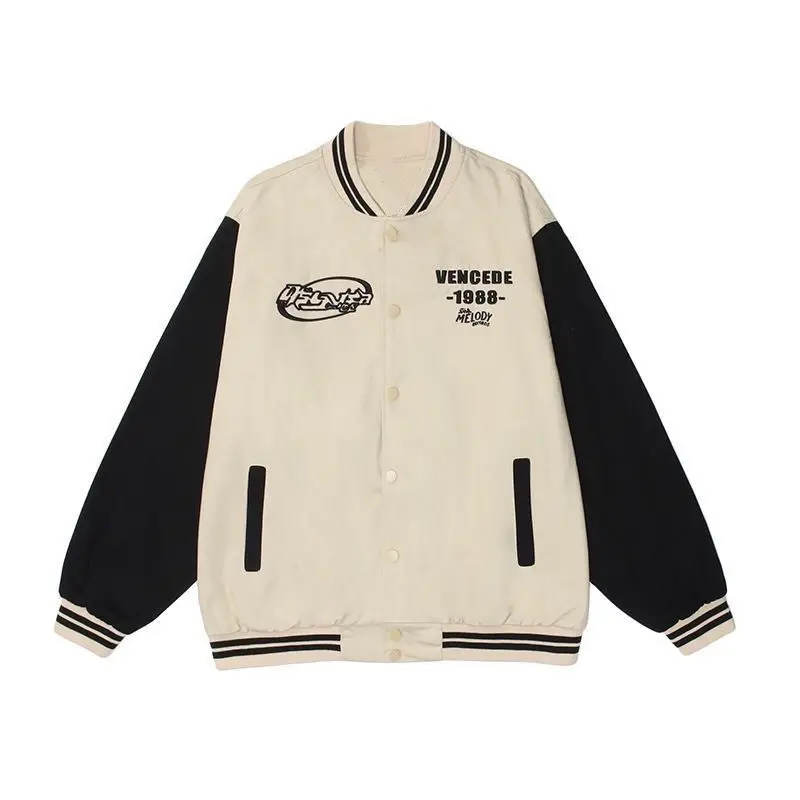 Autumn Y2K Fashion Bomber Jackets for Women Streetwear Baseball Uniform Oversized Coat Jackets and Vintage Coats Loose student
Autumn Y2K Fashion Bomber Jackets for Women Streetwear Baseball Uniform Oversized Coat Jackets and Vintage Coats Loose student