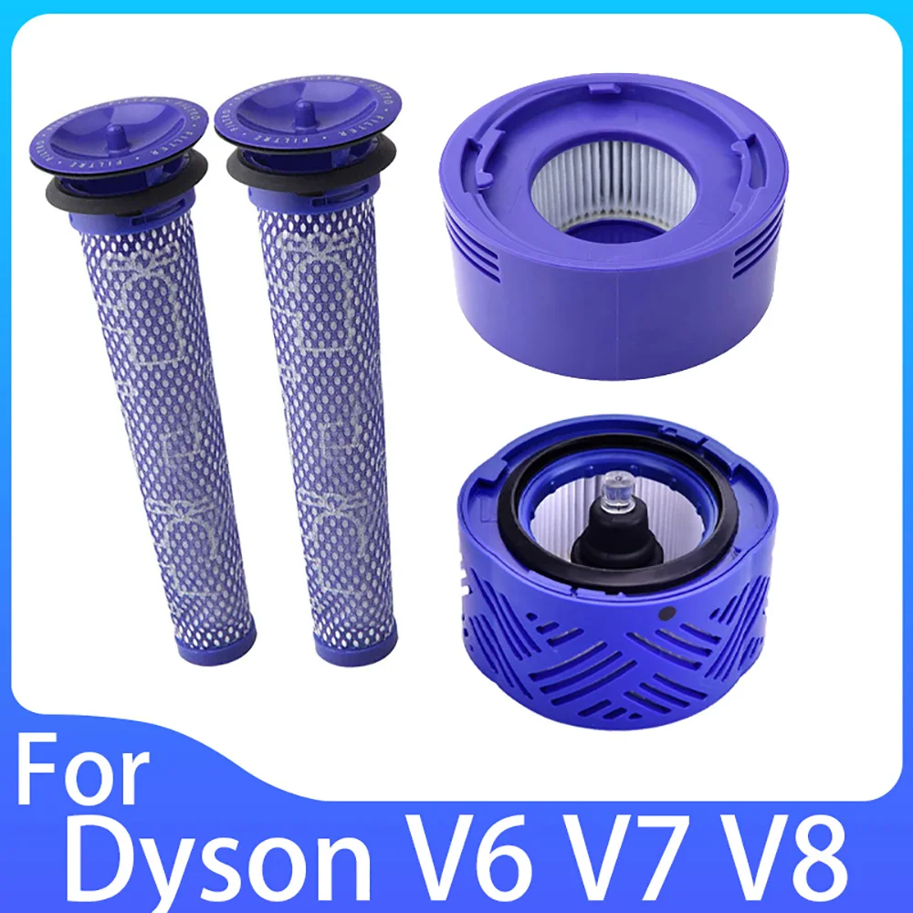 For Dyson V6 V7 V8 Vacuum Cleaner Accessories Spare Parts Replacement Pre-Filter Post Filters
For Dyson V6 V7 V8 Vacuum Cleaner Accessories Spare Parts Replacement Pre-Filter Post Filters