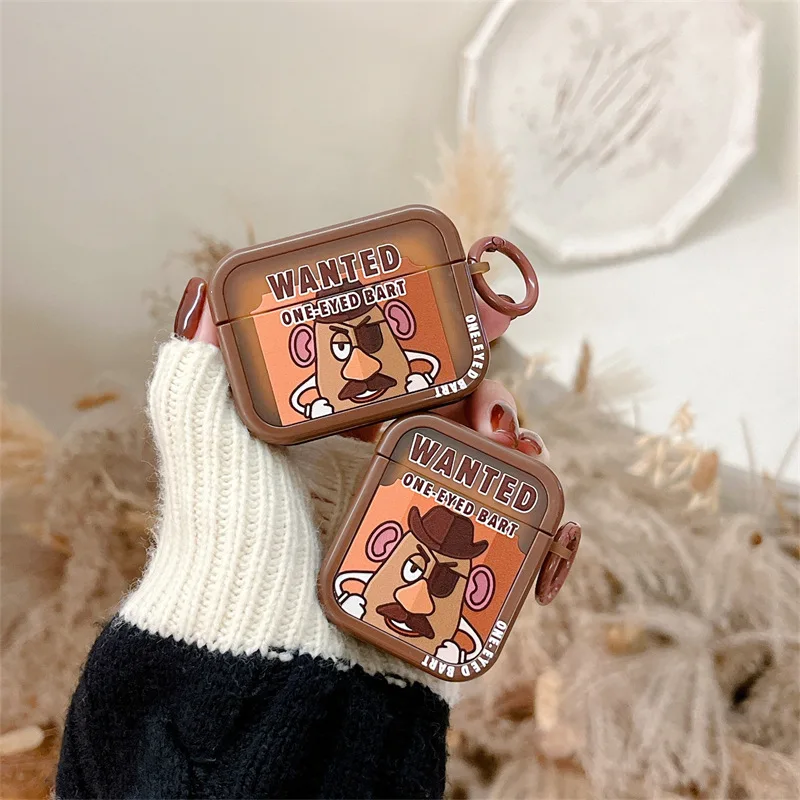 Cartoon Wanted Mr. Potato Case for AirPods Pro2 Airpod Pro 1 2 3 Bluetooth Earbuds Charging Box Protective Earphone Case Cover
Cartoon Wanted Mr. Potato Case for AirPods Pro2 Airpod Pro 1 2 3 Bluetooth Earbuds Charging Box Protective Earphone Case Cover