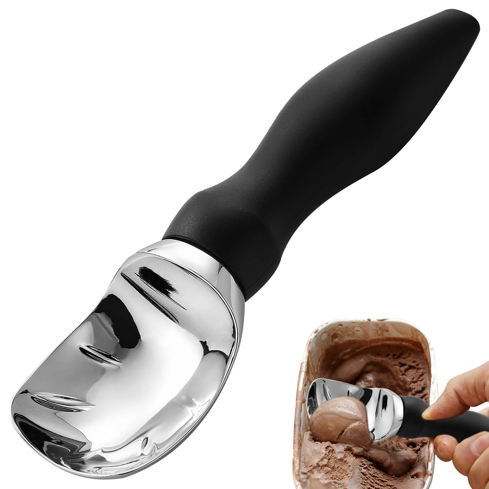 Useful Ice Ball Scooper Easy Clean Sturdy Lightweight Tasteless Ice Cream Scoop
Useful Ice Ball Scooper Easy Clean Sturdy Lightweight Tasteless Ice Cream Scoop