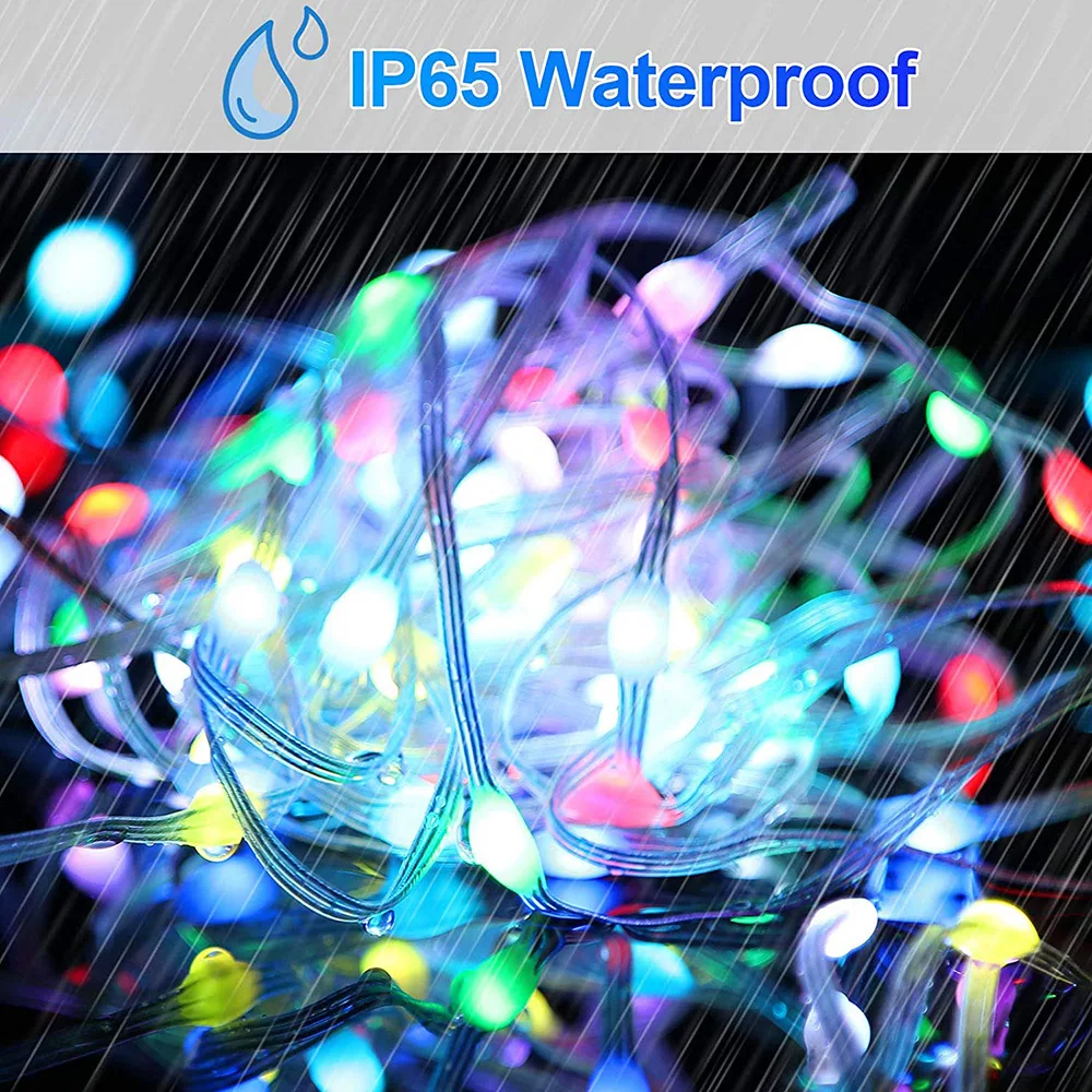 Living Room Decoration LED String Light APP Control Waterpoor Garden Fairy Lights for Home Party Weddings Holiday Decor Lamp
Living Room Decoration LED String Light APP Control Waterpoor Garden Fairy Lights for Home Party Weddings Holiday Decor Lamp