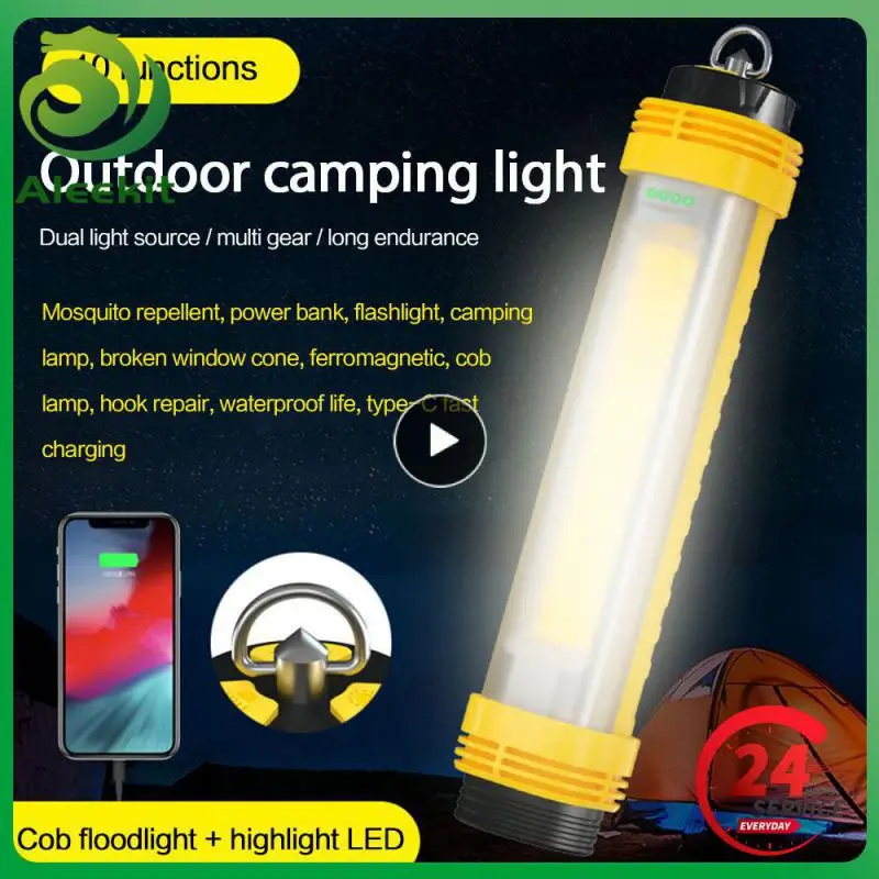 Multifunctional Camping Light LED Work Light Waterproof Rechargeable Glare Flashlight Power Bank Safety Hammer With Alarm
Multifunctional Camping Light LED Work Light Waterproof Rechargeable Glare Flashlight Power Bank Safety Hammer With Alarm