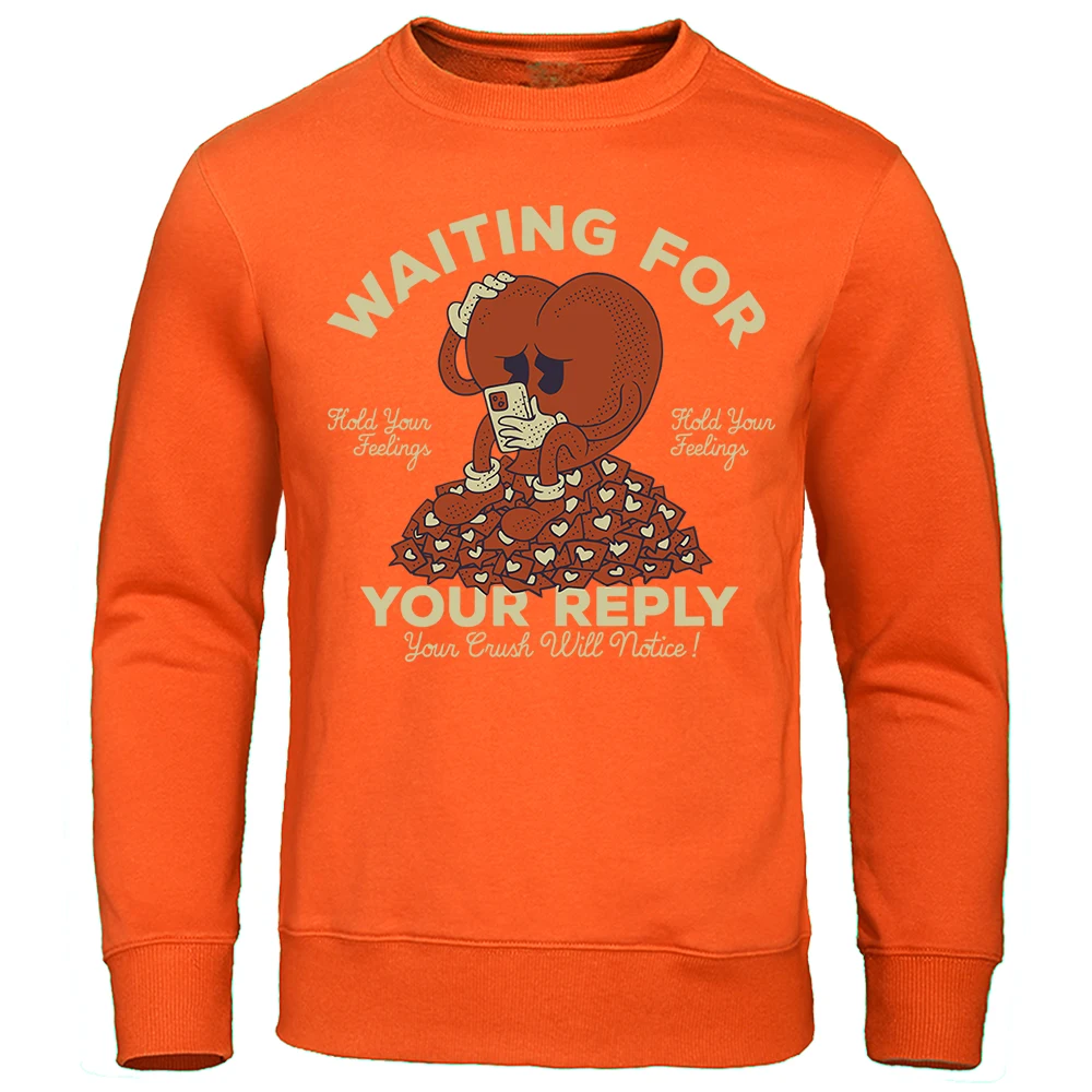 Waitting For Your Reply Your Crush Will Notice Hoodies Men Retro Street Sweatshirt Funny Graphic Top Harajuku Loose Hoodie Men'S
Waitting For Your Reply Your Crush Will Notice Hoodies Men Retro Street Sweatshirt Funny Graphic Top Harajuku Loose Hoodie Men'S